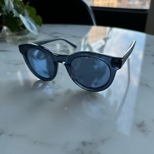Madewell blue glitter sunglasses